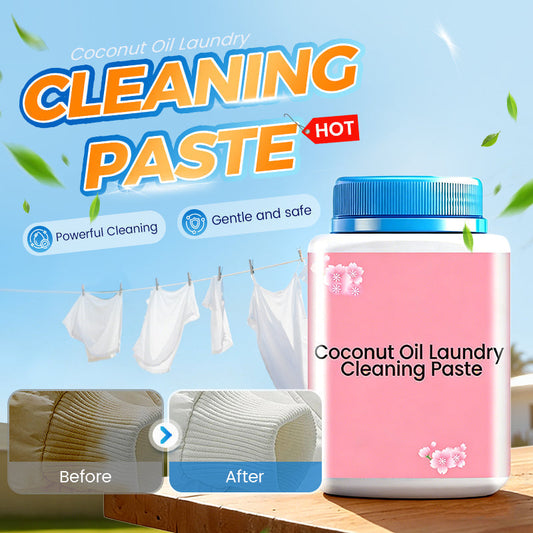 📢📢 50 %  OFF !!  ❄️Coconut Oil Laundry Cleaning Paste