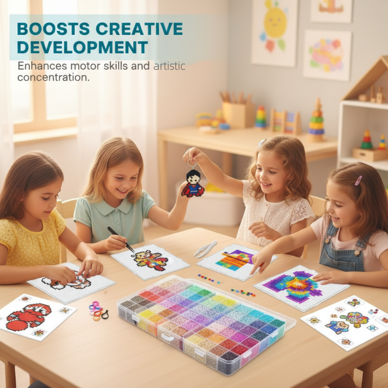 Complete 96-Color Fuse Bead Craft Kit