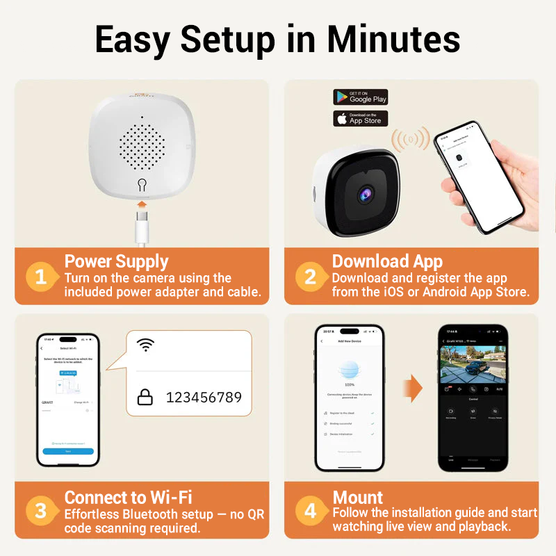 🏆Smart Wireless HD Security Camera