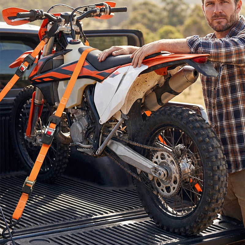 Retractable Cargo Tie-Down Straps for Cars