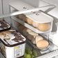 Double Auto Rolling Egg Organizer for Refrigerator Side Door