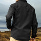 🔥Men’s Flannel-Lined Western Snap Jacket