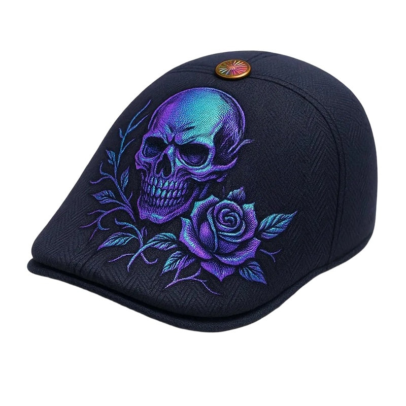 🔥🎁New arrival 50% OFF🔥Skull & Thorn Flat Cap