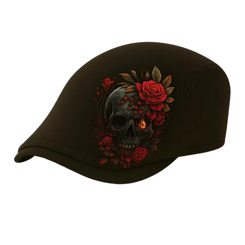 🔥🎁New arrival 50% OFF🔥Skull & Thorn Flat Cap