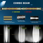 Single Row Ultra-Slim Spot Flood LED Light Bar