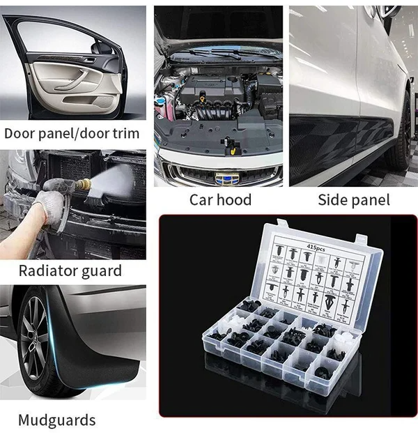 🔥 LAST DAY 49% OFF-100pcs Universal Expansion Screw Clips Set