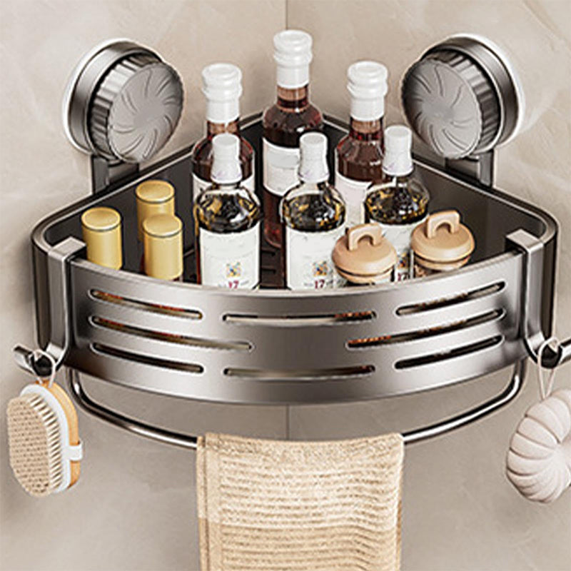 🥳HOT SALE🥳🛁 Conquer Tight Corners! No-Drill Triangle Basket Suction Cup Mounted, Strong Hold, Your Space Magician🧽