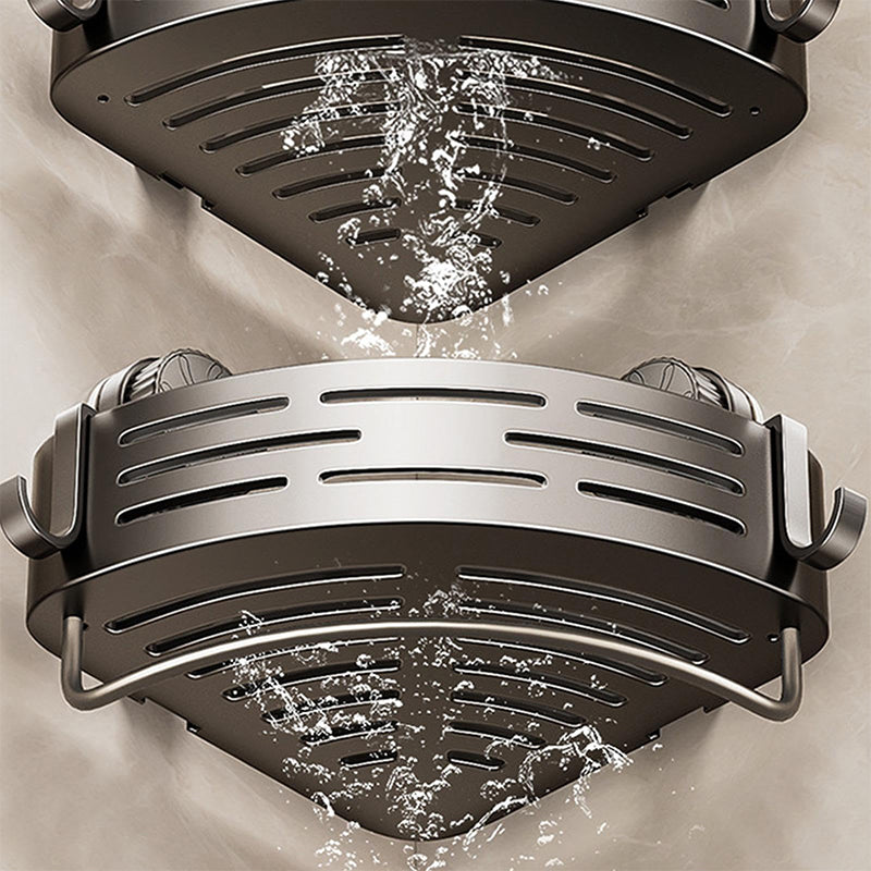 🥳HOT SALE🥳🛁 Conquer Tight Corners! No-Drill Triangle Basket Suction Cup Mounted, Strong Hold, Your Space Magician🧽