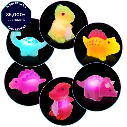 🥳2026 HOT SALE🥳💞50K+ SOLD!👶🛁 Make Bath Time Magical & Safe. Water-Activated Light-Up Toy – BPA-Free & Fun! 🌈💧