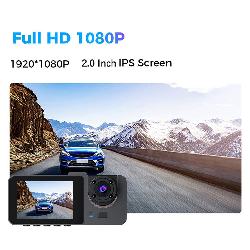 1080P Dash Cam Set for Vehicle Security