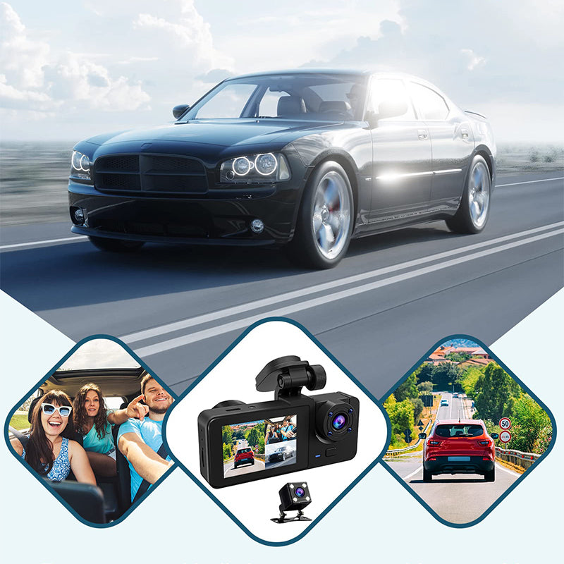 1080P Dash Cam Set for Vehicle Security
