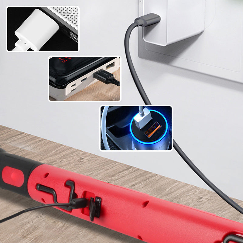 📢📢50% OFF !! ⏰3000LM LED Work Light – Magnetic + hook, 5200mAh battery, 360° rotation. Type‑C fast charge. Bright as day anywhere! 🔋✨