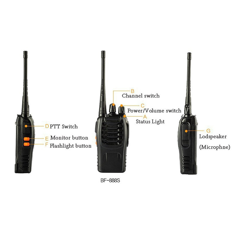 MT10 Long Range Rechargeable Walkie Talkie
