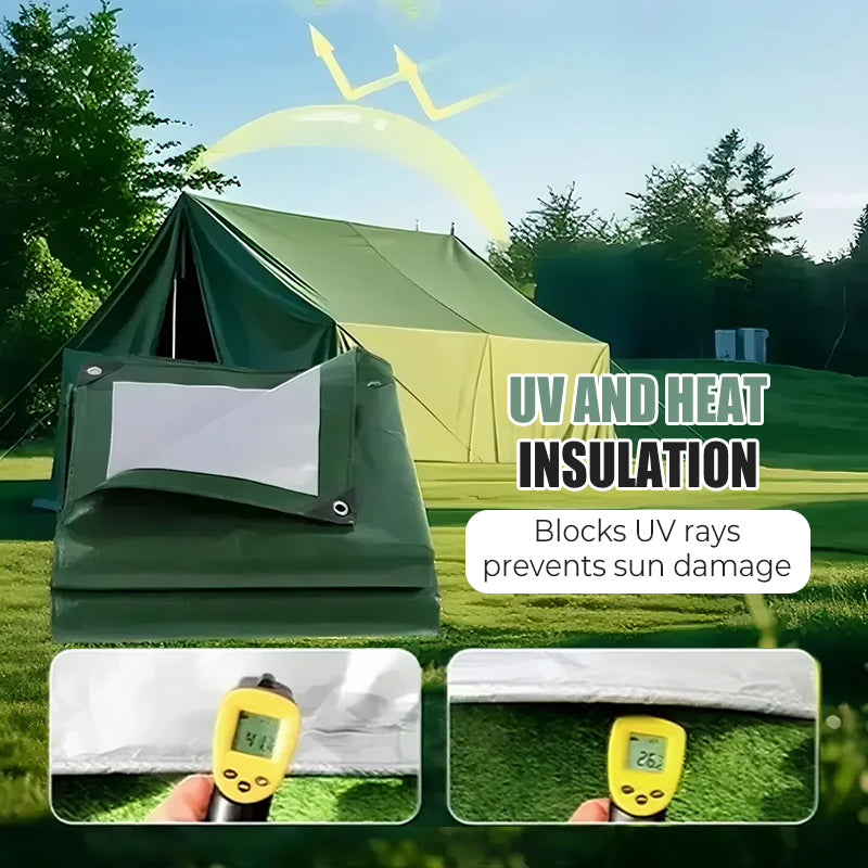 ⛱️ 50% OFF NOW ! ⚡ UV Waterproof Tarp – Sun Protection Coating, Tear-Resistant Material, All-Weather Use 🌧️
