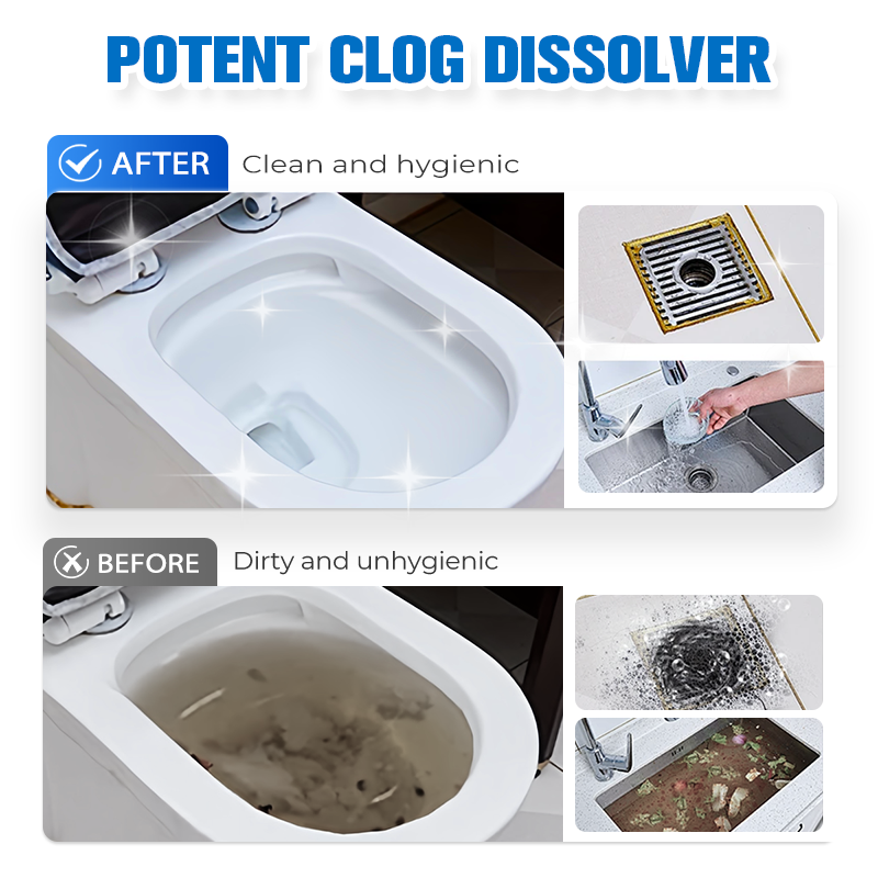 🧹 50% OFF FLASH SALE ! ⚡ Powerful Drain & Pipe Clog Remover – Strong Unclogging Power, Multi-Pipe Universal Fit, Fast-Acting & Easy to Use 🚿