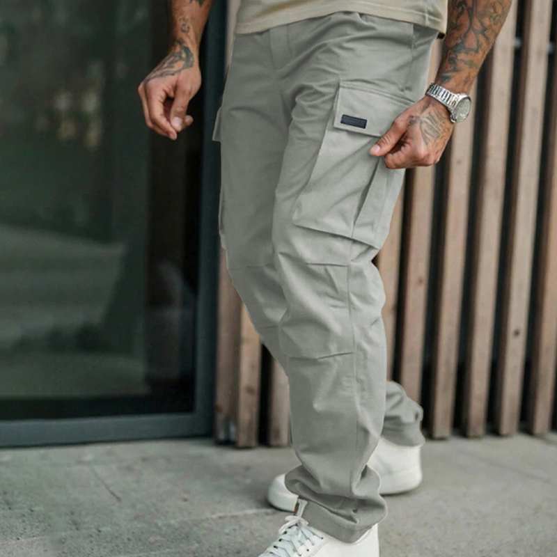 👖💼50% OFF!⚡ Classic Multi-Pocket Cargo Pants for Men – Relaxed Fit, Durable & Breathable, Sizes 2XL–4XL! 🌿🖤