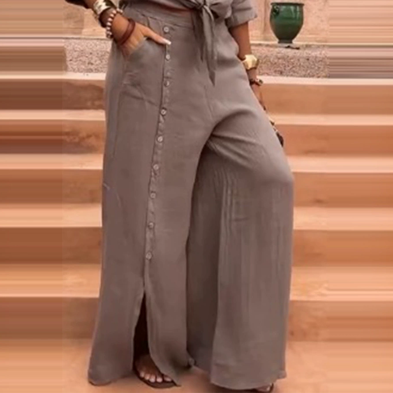 👗New arrival 50% OFF!🥰Women's Elegant Solid Color 2-Piece Set