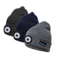 🧢 50% OFF NOW! 🔥Peel-Off LED Headlamp Bluetooth Headset Knit Cap