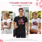Valentine's Day Heart Print Couples T-Shirt