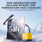 65W Fast Charging Phone Charger Block with Retractable 80cm Type-C Cable