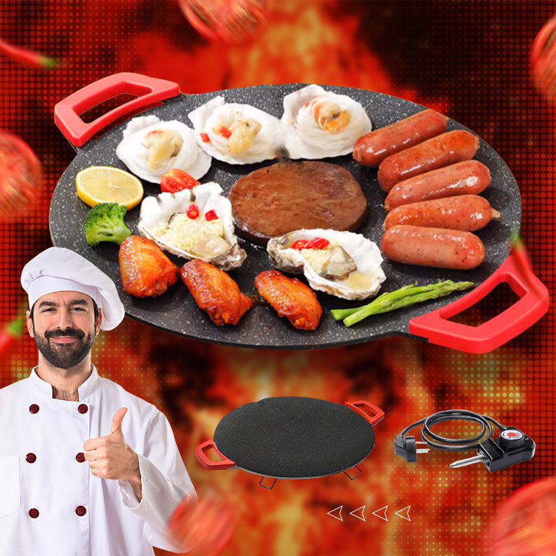 🌟Electric Non-stick Smokeless Baking Pan