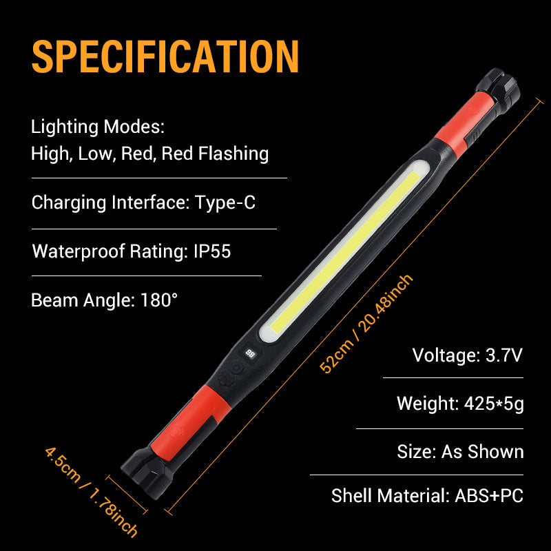💡Magnetic & Rechargeable LED Work Light
