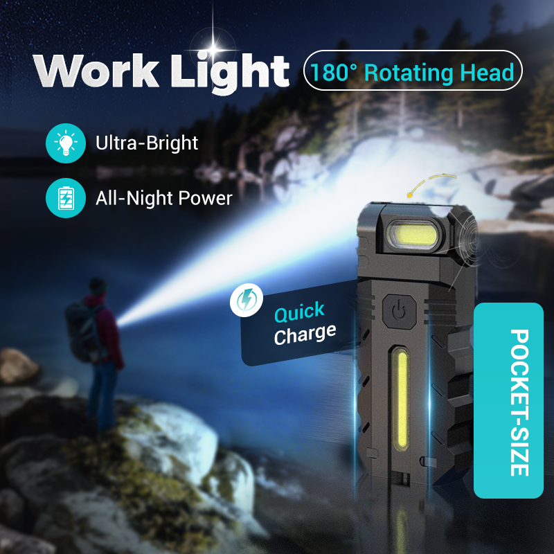 💎 50% OFF! 💎 180° Rotating Head LED Work Light