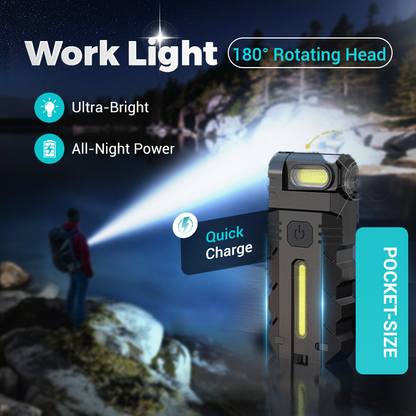 💎 50% OFF! 💎 180° Rotating Head LED Work Light