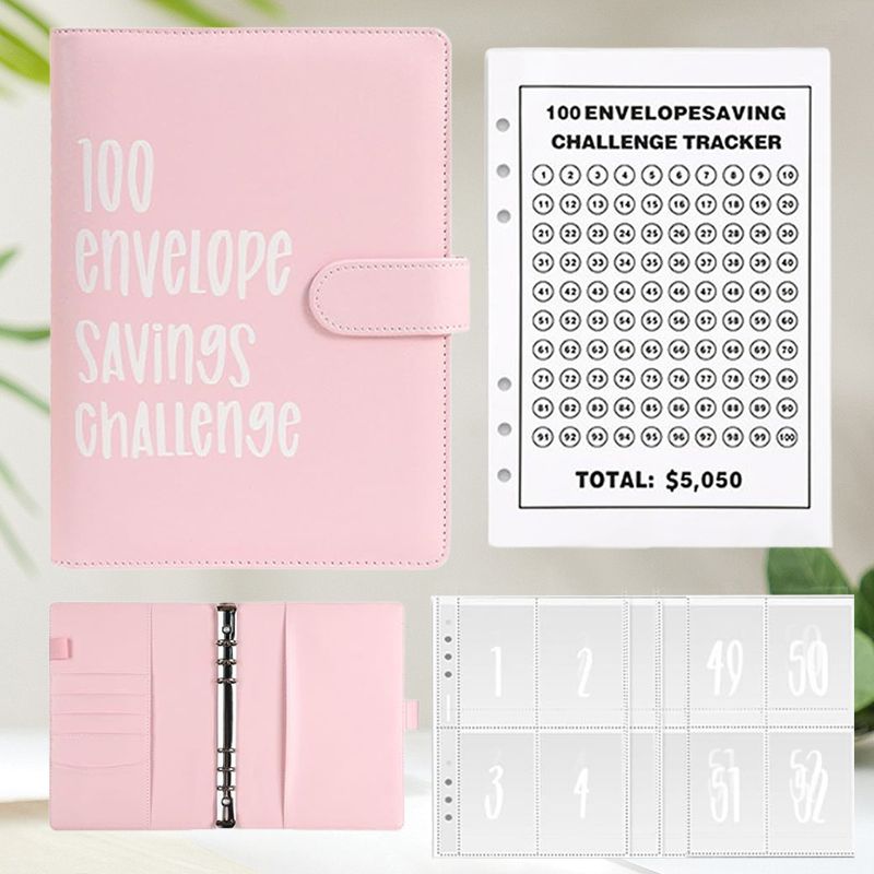 100-day Money-saving Envelope Challenge Binder
