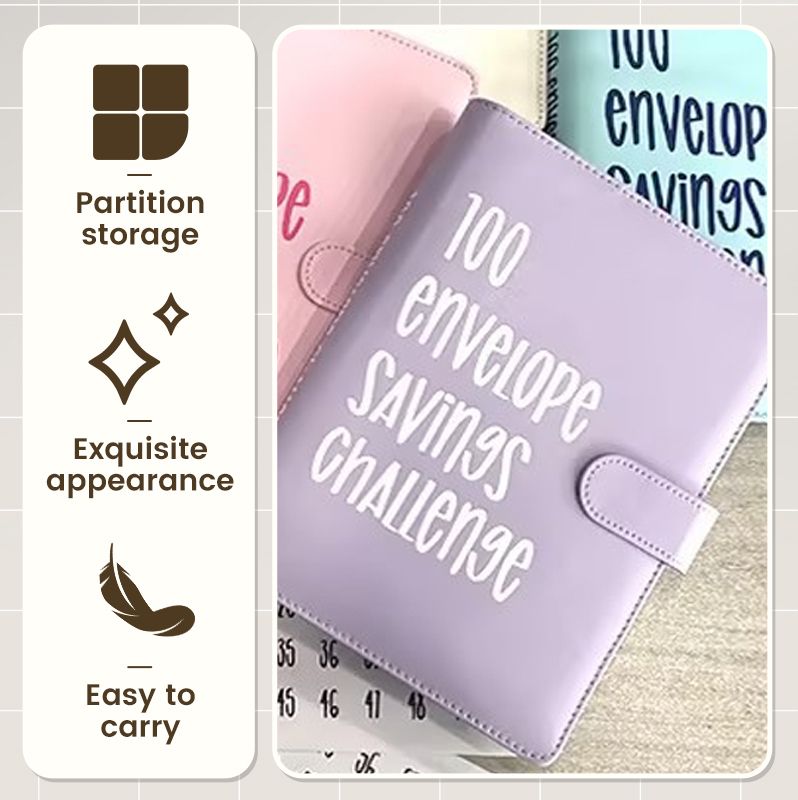 100-day Money-saving Envelope Challenge Binder