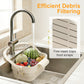 🍅Collapsible Faucet-Hanging Sink Strainer Basket
