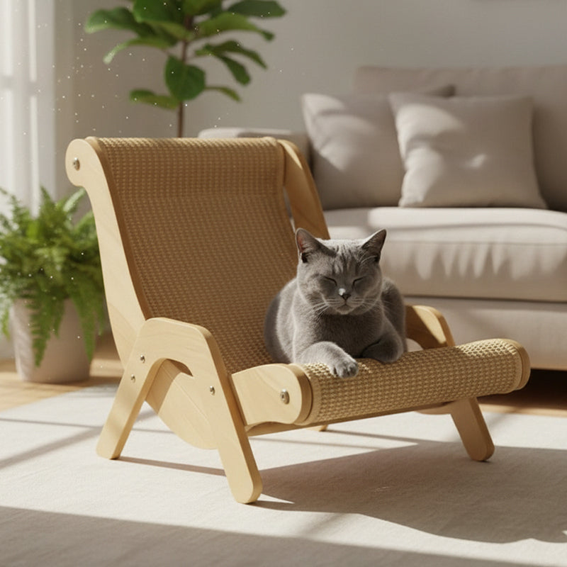 🐱 50% OFF NOW! ⏰ 2-in-1 Sisal Cat Scratching Lounger – Scratching & Lounging, Durable Sisal & Space-Saving 🛏️