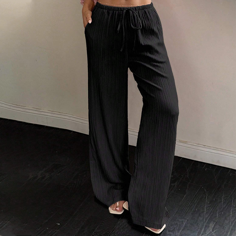 💜 LAST DAY PROMOTION - 50%OFF 💜Versatile Solid Color Wide Leg Pants