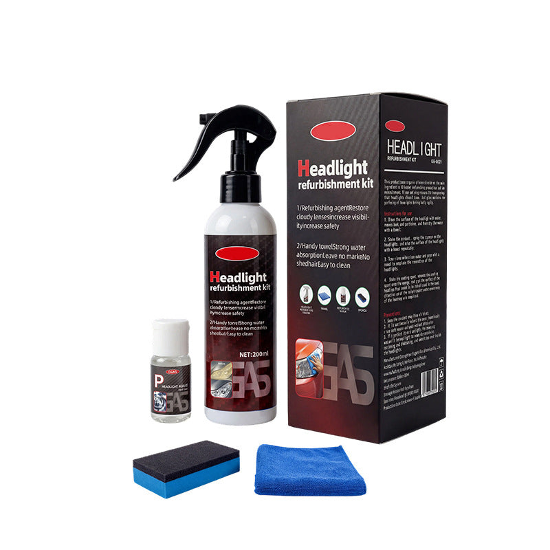 Professional Car Headlight Restoration Kit