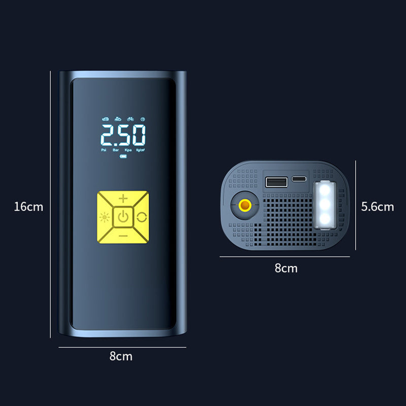 Portable Electric Car Air Pump with Digital Pressure Gauge