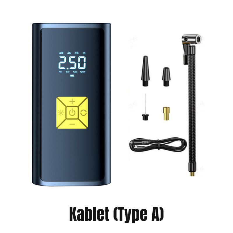 Portable Electric Car Air Pump with Digital Pressure Gauge