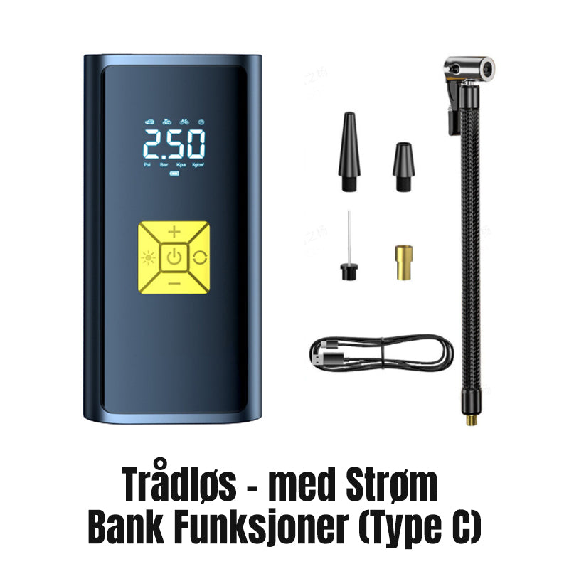 Portable Electric Car Air Pump with Digital Pressure Gauge