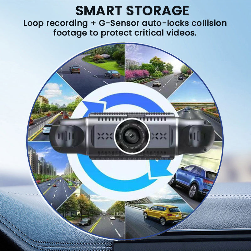 📹🌐 360° Eagle Eye | All-Round Parking Camera | 1080P HD & Loop Recording 🚨