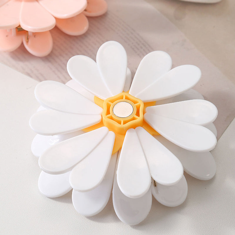 🏆 Last Day Special Price £6.99 !🌸Magnetic Daisy Blossom Sealing Clip Set