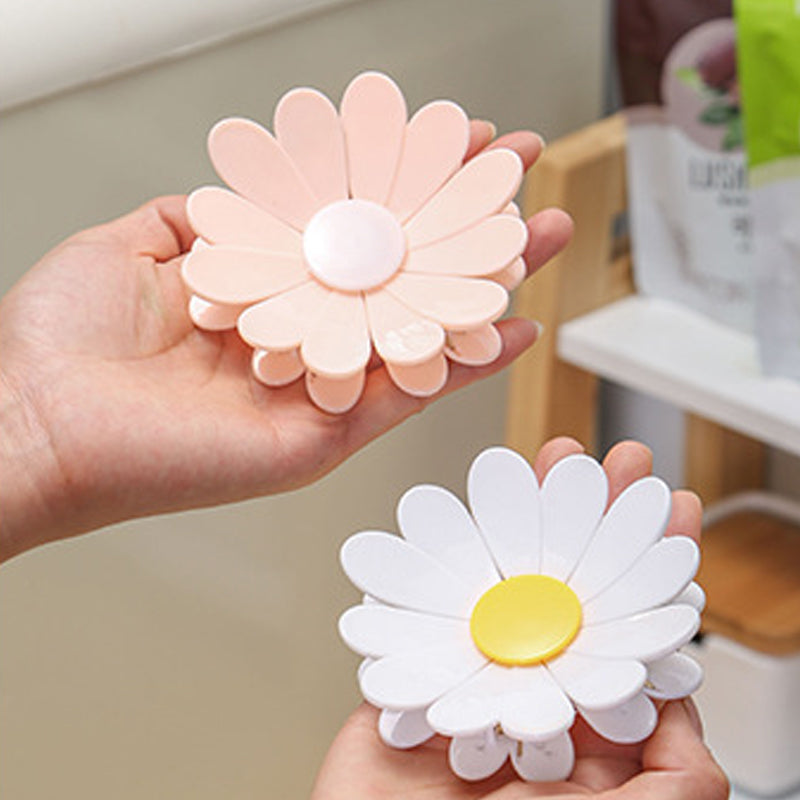🏆 Last Day Special Price £6.99 !🌸Magnetic Daisy Blossom Sealing Clip Set