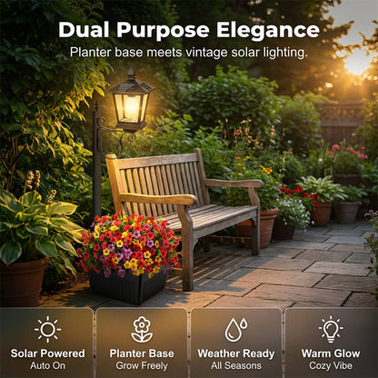 💐50% OFF ! Wrought Iron Solar Light – Retro Style & All-Weather 💡🌿