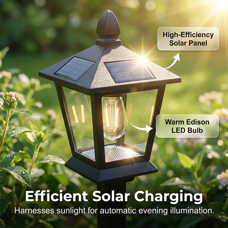 💐50% OFF ! Wrought Iron Solar Light – Retro Style & All-Weather 💡🌿