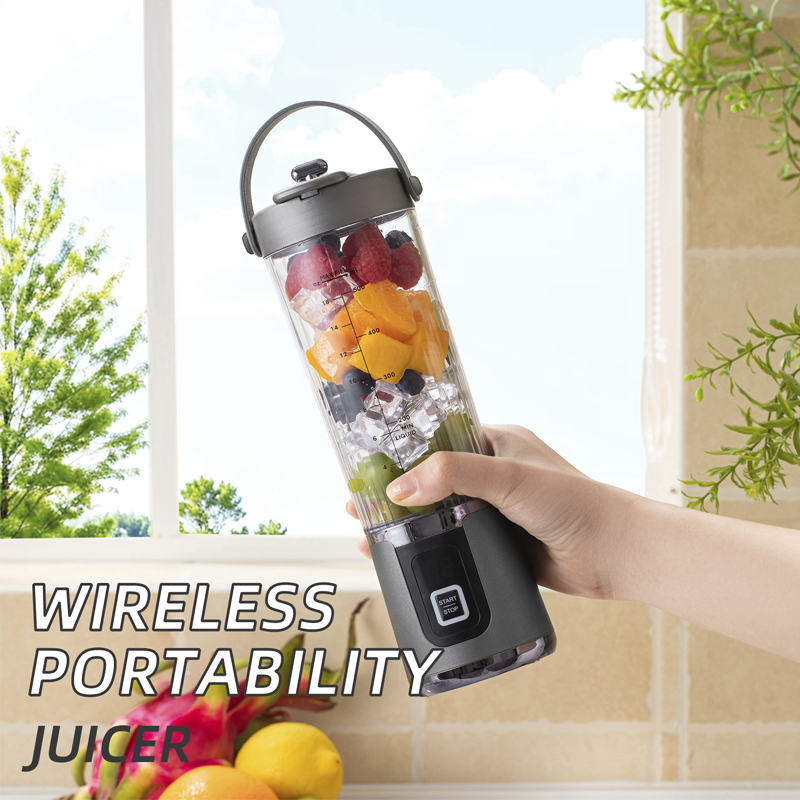 Cordless Portable Blender —Protein Shakes, Frozen Slushies, Crushed-Ice Cocktails, Frappes and Iced Lattes