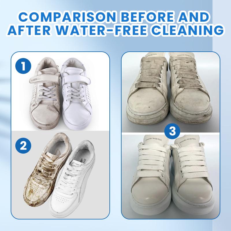 ⏳Limited-time Special Price ￡7.99!!🧼No-Wash Shoe & Leather Cleaner Cream - Stain Remover with Sponge
