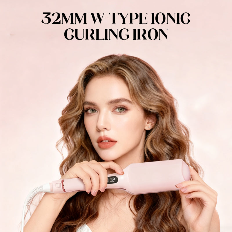 32mm W-Type Ionic Curling Iron