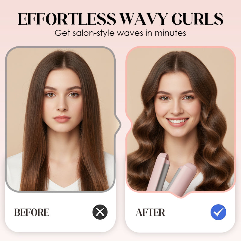 32mm W-Type Ionic Curling Iron