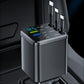 🔋📱Fast Charging 7-in-1 Retractable Fast Car Charger with Voltage Display – USB-C For Android&Lighting For APPLE