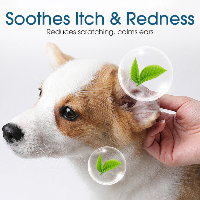 🐱🐶Ear cleaner, Relieves itching in cats & dogs