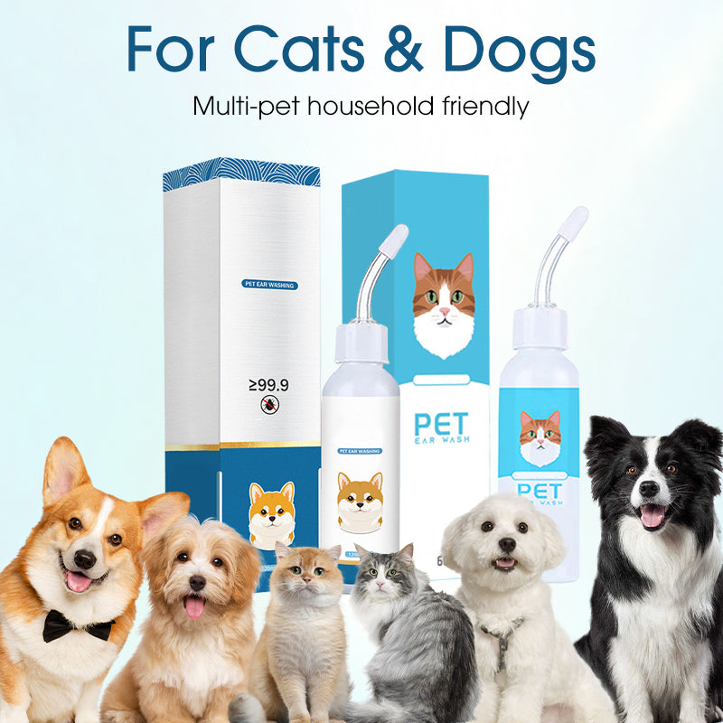🐱🐶Ear cleaner, Relieves itching in cats & dogs