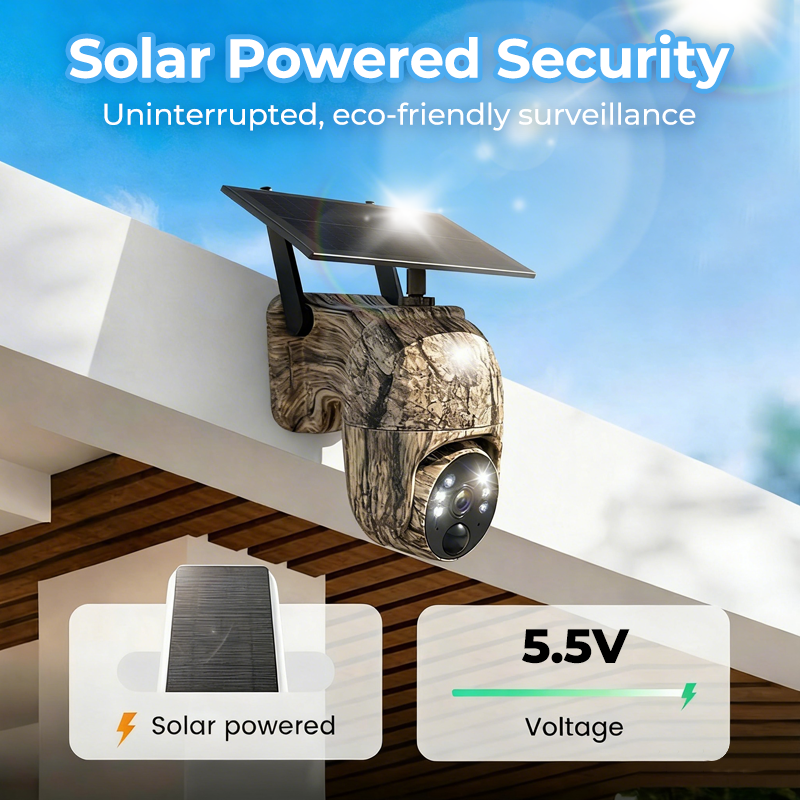🥳2026 HOT SALE🥳Solar-Powered PTZ Security Camera